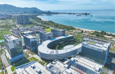 崖州灣科技城深?？苿摴财脚_建設加快收尾
